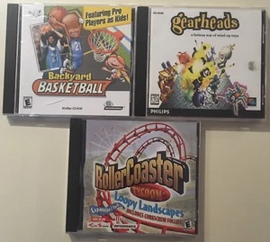 Montagne russe Tycoon Gearheads cortile basket PC CD-rom Philips Loopy gioco - Foto 1 di 5