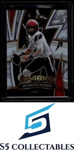 2022 Panini Select Draft Picks #SPDR Desmond Ridder Sparks Silver Prizm 917 - Picture 1 of 2