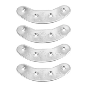 2 pares de placas de puntas para zapatos de hombre con suela de metal antidesgaste - Imagen 1 de 12