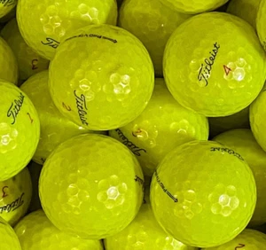 24 x TITLEIST PRO V1x YELLOW GOLF BALLS - PEARL/A GRADE - ALL 2021/2022 VERSION - Picture 1 of 1