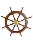 36" Ship Wheel - Statement Piece for Nautical Maritime Décor