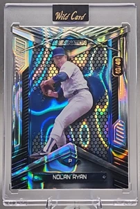 Nolan Ryan 40/40 2024 Wild Card Alumination Silver Lava Prizm Texas Rangers SP - Bild 1 von 2