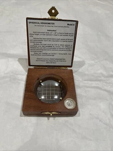 Spherical Crown Densiometer, Forestry Suppliers Spherical Densiometer Convex New - Picture 1 of 4