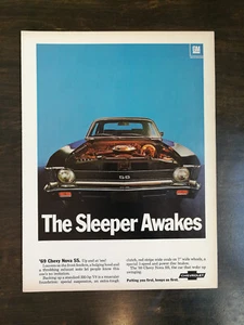 Oldtimer 1969 Chevrolet Chevy Nova SS ganzseitige Originalanzeige - 1022 - Bild 1 von 1