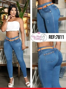Jeans Bon Bon up Levanta cola colombianos butt lifter high waist 7811 - Picture 1 of 5