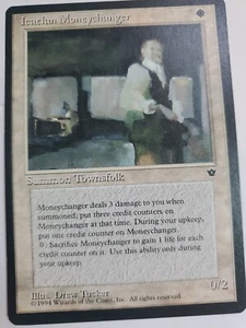 MTG Magic The Gathering Card MoneychangerSummon Townsfolk White Fallen Empires - Picture 1 of 2