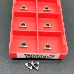 10PCS TBGT060102L-FS BP3000 Indexable CNC Ceramic turning inserts for steel - Picture 1 of 6