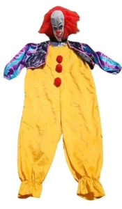 IT Pennywise Clown Halloween Costume And Mask Adult S/M Horror Halloween - Picture 1 of 21