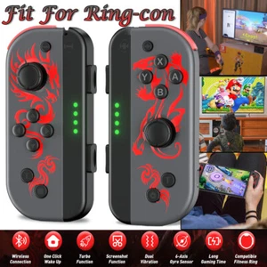 1Pair Wireless Joy-Con Controller For Nintendo Switch Console Gamepad with Turbo - Picture 1 of 10