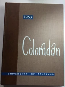 1953 University Of Coloradan Yearbook Mid Century Vintage (a11) - Bild 1 von 6