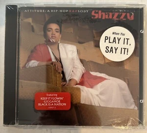 Shazzy - Attitude: A Hip Hop Rapsody CD 1990 Sealed Promo - Picture 1 of 2