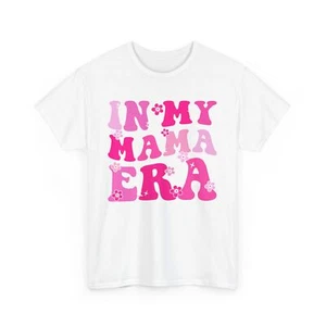In My Mama Era T-Shirt, Cute Mom Graphic Tee, Flower theme Mother's Day gift - Picture 1 of 20