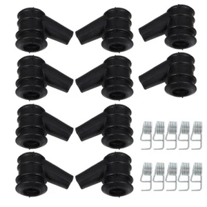 10 Pcs Ignition Spark Cap Plug Terminal Ends Chainsaw Cover Maintenance Parts - Picture 1 of 12