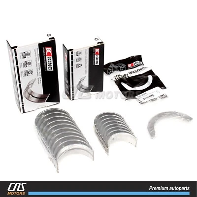 ✅KING✅ Main & Rod Bearings for 86-00 ACURA Integra HONDA Civic Del Sol CRX 1.6L Foto 1 de 4
