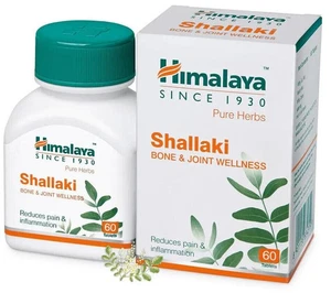 Himalaya SHALLAKI 60 Tabs | Indian frankincense | Boswellia serrata |Free Ship | - Picture 1 of 7