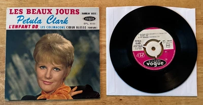 45 7" FRENCH EP PETULA CLARK LES BEAUX JOURS 2nd SLEEVE - Image 1 of 2