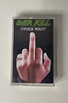 1987 Megaforce Records Overkill Fuck You Cassette Tape Thrash Metal Album Rare - Image 1 of 4