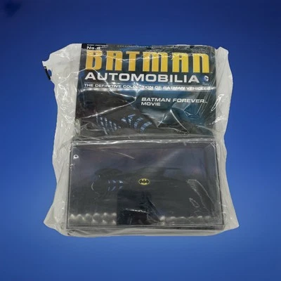 Eaglemoss Batman Automobilia #4 Forever Movie 1:43 Diecast Batmobile w/Magazine - Image 1 of 4