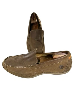 Mocasines de conducción Timberland talla 11M informales de cuero marrón sin cordones para hombre Foto 1 de 4