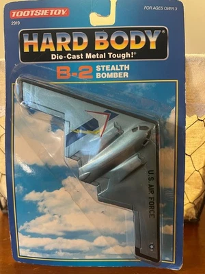 Avión a reacción bombardero furtivo B-2 Tootsie Toy 1992 de colección sellado metal fundido a presión Foto 1 de 3