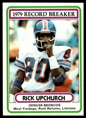 1980 Topps Rick Upchurch Denver Broncos #5 RB - Image 1 of 2