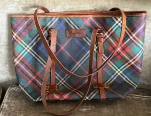 Dooney & Bourke Coated Cotton Nelly Tote Bag Purse B7123226 - Picture 1 of 14