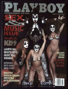 PLAYBOY US March 1999 Sex & Music GIRLS of KISS Alexandria Lexie Karlsen @ VG/EX - Picture 1 of 9