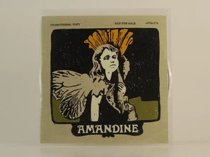 AMANDINE HALO (H1) 1 Track Promotional CD Single plus Picture Sleeve FAT CAT REC - Picture 1 of 7