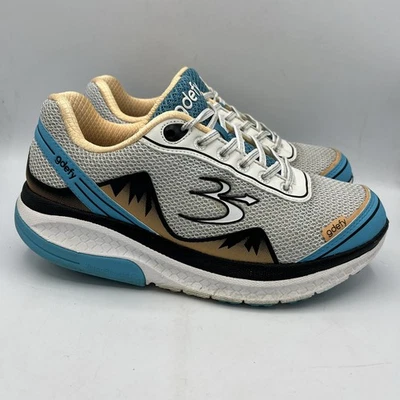 Women GDefy Gravity Defyer Walking Orthopedic Shoes Gray Blue TB9024FWU-M Size 9 - Image 1 of 4