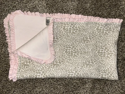 Детское одеяло Carter's Hearts/розовые полоски и оборки хлопок - Изображение 1 из 4