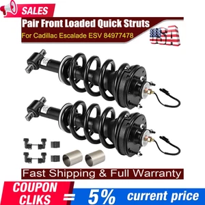 Pair Front Loaded Quick Struts Magnetic Ride for Cadillac Escalade ESV 84977478 - Picture 1 of 22