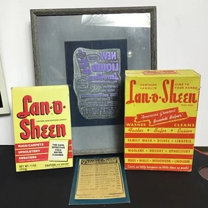 Vintage Land O Sheen Druck Buchdruck Druckerblock & ungeöffnete Kartons - Bild 1 von 10