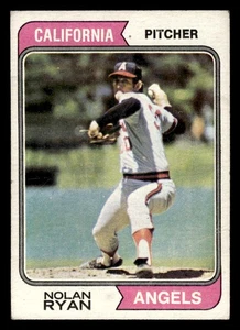 1974 Topps #20 Nolan Ryan - VG-VGEX(Crease) *TedsCardShack* - Picture 1 of 2