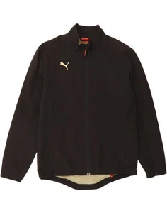PUMA Mens Rain Jacket UK 36 Small Black Polyester AE10 - Picture 1 of 6