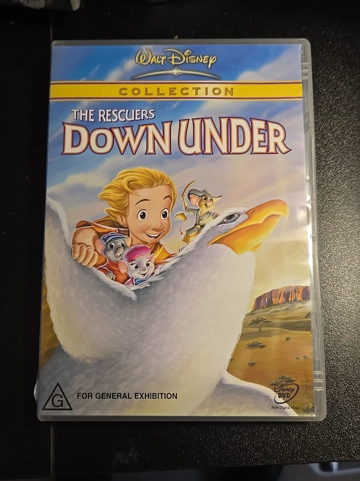 The Rescuers Down Under DVD (region 4, 1990) VGC, Free Post - image 1 of 1