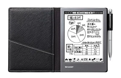 Sharp electronic notebook black WG-S50 japan - Image 1 of 4