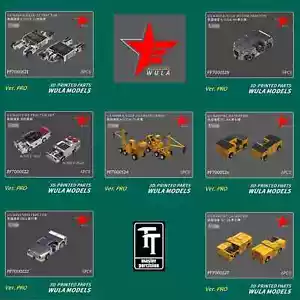 WULA1/700 EE. UU. Portaaviones Vehículo de Asistencia en Tierra Serie 3D Kit de Piezas Impresas - Imagen 1 de 17