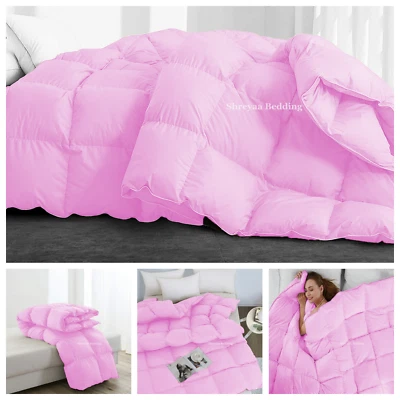 Edredom alternativo 1000 TC algodão egípcio tamanhos EUA várias cores - Imagem 1 de 4