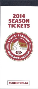 Ticket Stubs Stub San Francisco 49ers 2014 New Mint  - Picture 1 of 10