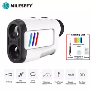 Mileseey PF210 600M Golf Laser Rangefinder Mini Golf Slope Adjusted Mode Sport - Picture 1 of 14