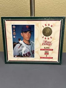 1993 Nolan Ryan “The Ryan Express” Stats Plaque Photo & Coin Factory Sealed. - Picture 1 of 6
