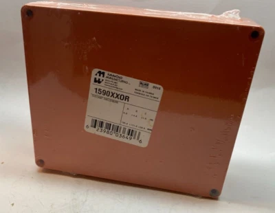 Pedal diecast naranja HAMMOND 1590XXOR (145 mm x 121 mm x 39 mm) Foto 1 de 4