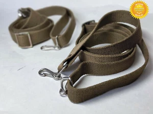 2 pcs Carrying Sling Belt Two Point Soviet USSR Army Military Strap Canvas New - Picture 1 of 10