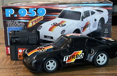 Rare Kidsmate Porsche 959 Super Turbo Model 959F Remote Control 1:18 Works - Image 1 of 4