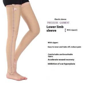 Thigh Shaper Liposcution Sugery Wound Medical Compression Bandage Leg Sleeve - Picture 1 of 12