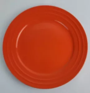 Rachael Ray Double Ridge Orange Tangerine Dinner Supper Plate 11" - Picture 1 of 3
