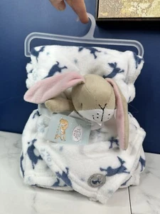 Guess How Much I Love You Plush Blue Blanket Matching Comforter From Birth blue - Picture 1 of 5