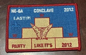 2012 NE-6A CONCLAVE LODGE 12 20 482 470 37 ORDER ARROW BOY SCOUT OA NENTICO -RS - Picture 1 of 1