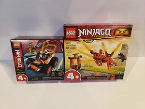 LEGO NINJAGO: Kai's Fire Dragon (71701) And Cole's Speeder Car (71706) Retired  - Picture 1 of 4