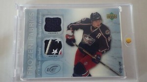 UPPER DECK ICE 2007-08 SERGEI FEDOROV FROZEN FABRICS JERSEY PATCH /25